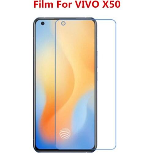 1/2/5/10 Pcs Ultra Thin Clear HD LCD Screen Protector Film With Cleaning Cloth Film For VIVO X50