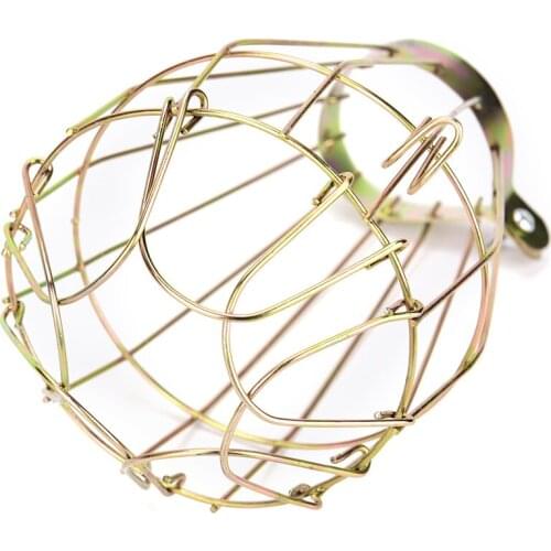 Lamp Covers Retro Vintage Industrial Pendant Trouble Light Bulb Guard Wire Cage Ceiling Fitting Hanging Bars Cafe Lamp Shade