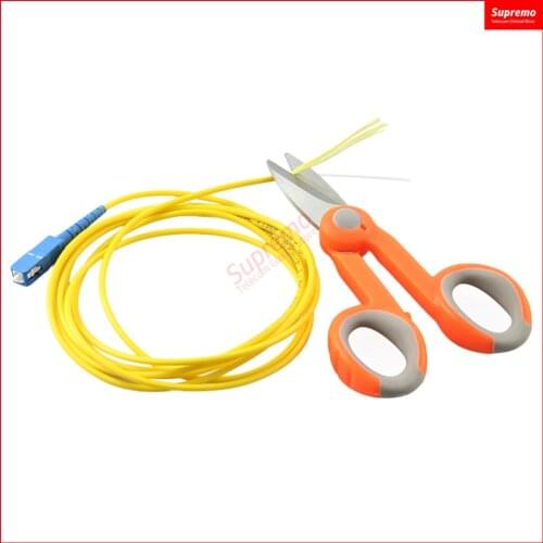 5pcs/ Lot Fiber Optic Aramid Fiber Kevlar Shears Scissors Kevlar Shears Comfortable Fiber Pigtail Jumper Scissors Cutting Tool