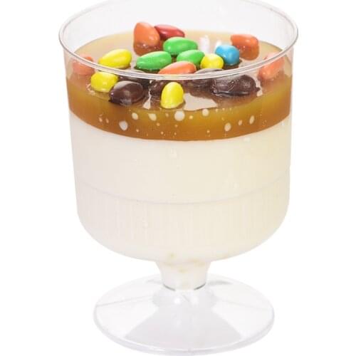 Promotion - Party Festival Wedding Supplies, 160ml Disposable Plastic Tableware Dessert Cup, 10/Pack