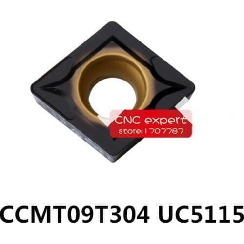 Free shipping 10pcs CCMT060204/CCMT060208 UC5115 carbide inserts for SCLCR/SCKCR,Turning Blades, Tips for Cast Iron
