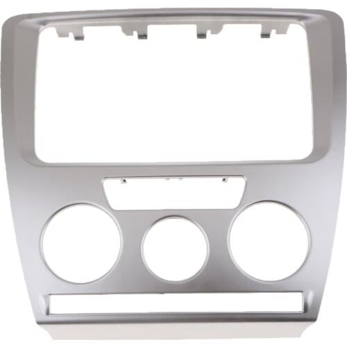 Double Din Radio Stereo Adapter DVD Dash Installation Surrounded Trim Kit for Skoda Octavia 2007-2009