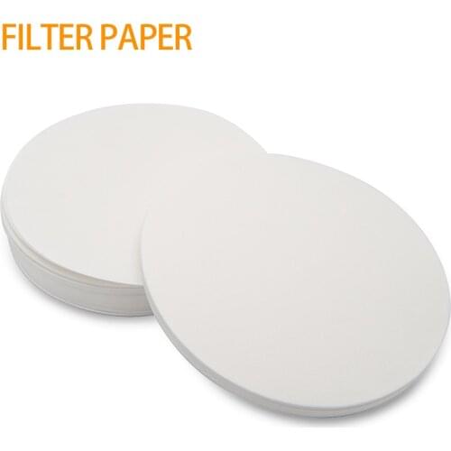 100pcs Lab Filter Paper 9/12.5CM White Household Items For Lab Chemical Experiments