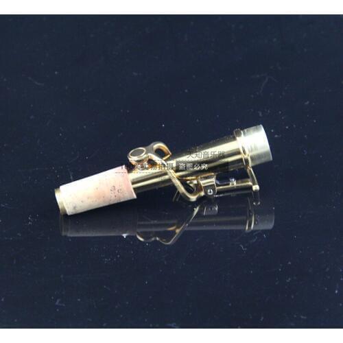 Soprano saxophone neck plated Straight Neck Kit Brass Material 16.8mm sax part