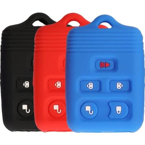 Kutery 10PCS Remote Coloful Silicone Rubber Car Key Cover Case For Ford F650 Lincoln Mercury 5 Buttons Protection Replacement