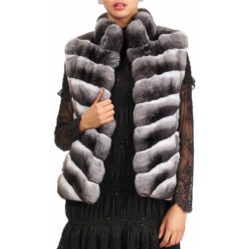 Natural Rex fur vest, real rex rabbit fur vest, winter fashion, keep warm