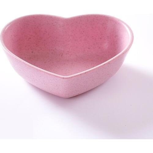 Creative Snack Sauce Plate Wheat Straw Dish Fruit Ice Cream Container Baby Kids Meal Bowl Dinner Tableware