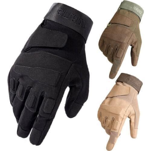 Mens and womens tactical Full Finger gloves tactical mechanical wear safety gloves Impact Resistant outdoor sports gloves