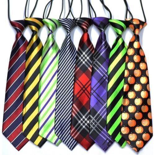 Mix Color 20pcs/lot Multi-Color Fashion Big Pet Cat Dog Tie Kids Children Necktie Collar Tie Cute Pet Dog Bowties BS043