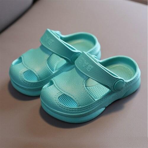 1-6Years Kids Slippers Boys Girls Shoes 2021 Summer Toddler Flip Flops Baby Indoor Slippers Beach Swimming Slippers for Children