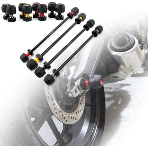 Motorcycle Rear Axle Fork Wheel Crash Slider Rod For Ducati Scrambler 800 400 Aluminum Protector Guard