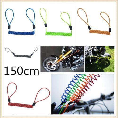 150cm motorcycle burglar alarm reminder rope spring pull wire for HONDA CB919 CBR 600 F2 F3 F4 F4i CBR900RR NC700 S X VTX1300