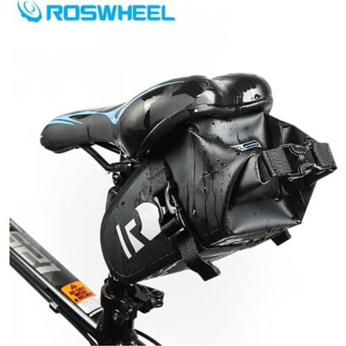 Waterproof Bicycle Bag Shockproof Bike Saddle Bag For Refletive Rear Large Capatity Seatpost MTB Bike Bag Accessories