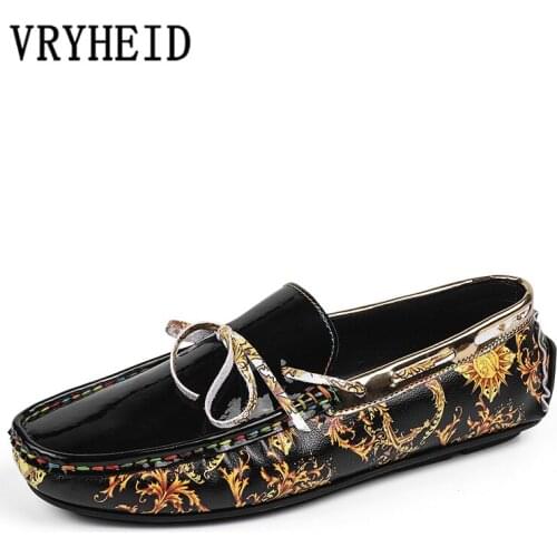 VRYHEID 2021 New Men Loafers Summer Autumn Fashion Men Casual Shoes Comfortable Cow Leather Durable Moccasin Driving Mens Shoes