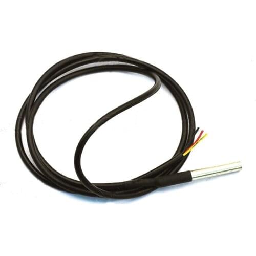 1PCS DS1820 Stainless steel package Waterproof DS18b20 temperature probe temperature sensor 18B20 For Arduino