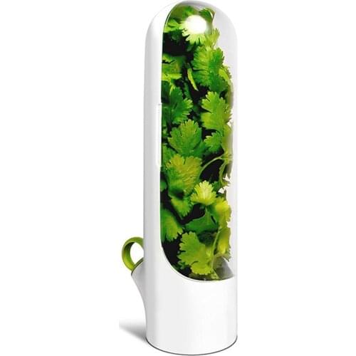 1pcs Premium Herb Saver Home Kitchen Gadgets Herb Storage Container Herb Keeper Keeps Greens Fresh Cup Specialty Tools Household
