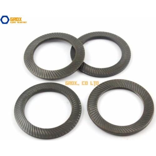 20 Pieces M24 Flat Lock Washer Shakeproof Washer 8.8 Grade Alloy Steel