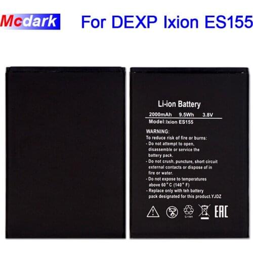 For DEXP Ixion ES155 Vector Battery Accumulator for DEXP ES155 mobile 2000mah