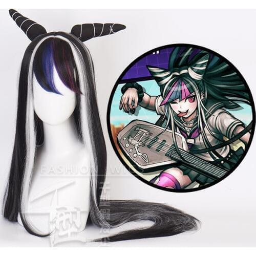 Anime Danganronpa Dangan Ronpa Mioda Ibuki Cosplay Wigs 100cm Long Heat Resistant Synthetic Hair Cosplay Wig + Wig Cap