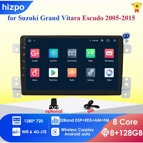 Car Head Unit For Suzuki Grand Vitara 3 2005 2012-2015 Car Radio Multimedia Video Player Navigation GPS Android 10 2+32 4G WIFI