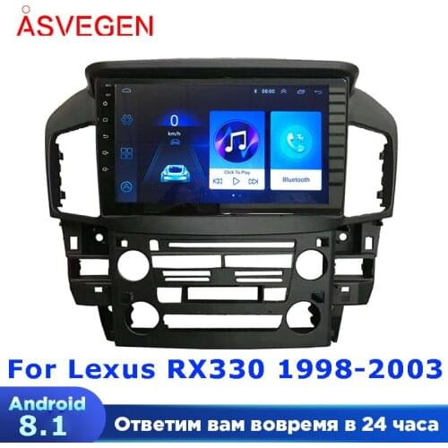 Android 8.1 Car Video Player For Lexus RX330 1998-2003 Car Multimedia Stereo Rideo GPS Navigation Headunit Player
