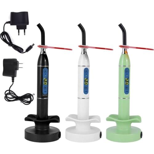 4 Colors 5W Big Power Cordless Wireless LED Curing Light Lamp Machine Dental Equipment Adjustable Working Time Teeth Whitening