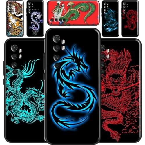 Ancient Japanese Dragon Case For POCO X3 Pro M3 F3 Cover For Xiaomi Mi 10T Pro 11 Ultra A3 9 10 Mi Note 10 Lite