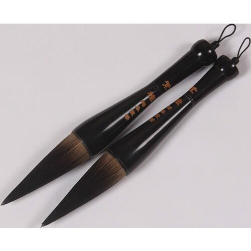 Chinese Calligraphy Brush Pen Weasel Rabbit Multiple Hairs Caligrafia Writing Painting Brush Pen Hopper-shaped Brush Stationery