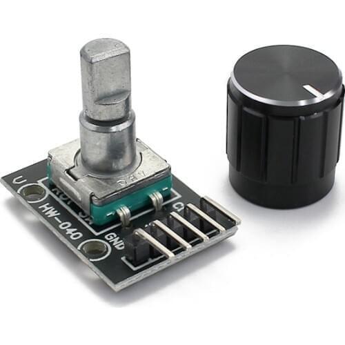 KY-040 360 Degrees Rotary Encoder Switch Module, Brick Sensor Switch Development KY040 Potentiometer knob Kit for arduino