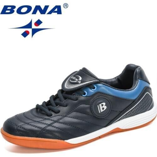 BONA 2021 New Designers Football Shoes Men Non-slip Training Sports Shoes Man Inner Professional Football Shoes Mansculino Comfy