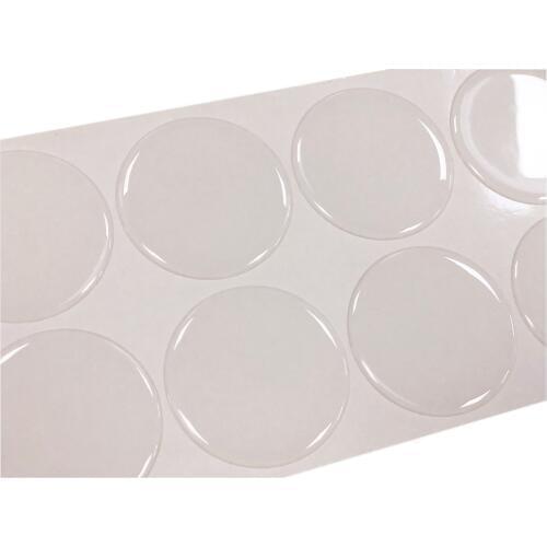 Wholesale 50.8MM Clear Epoxy Stickers Round Dome 3D Crystal Domes Resin Self Adhesive Patch For Bottle Caps DIY Crafting