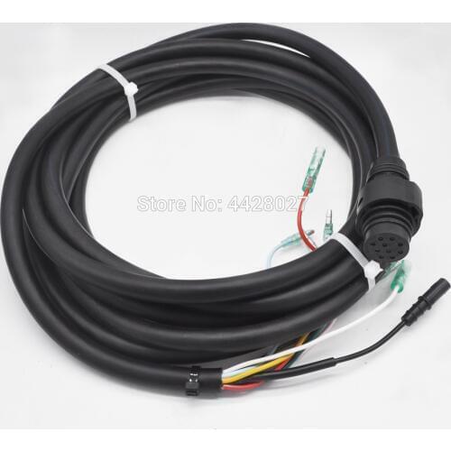 Remote Control Box Main Harness 10Pin 5M Replace 688-8258A-20 Cable For Yamaha Outboard Engine Control Box 115-250 Hp
