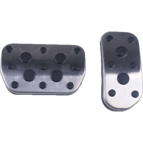 Stainless steel Fuel Brake Footrest Pedal AT For toyota Corolla verso venza Noah Voxy Esquire Vitz XP130 2012-2018