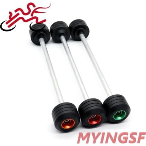 Front Axle Fork Crash Slider For KAWASAKI ZX6R NINJA 650 1000 Z650 Z1000SX Z800 Z900 Z900RS Motorcycle Accessories Crash Slider