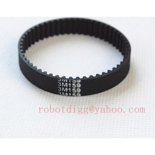 HTD3M Belt, Endless, 186mm length, 62teeth, 9mm width