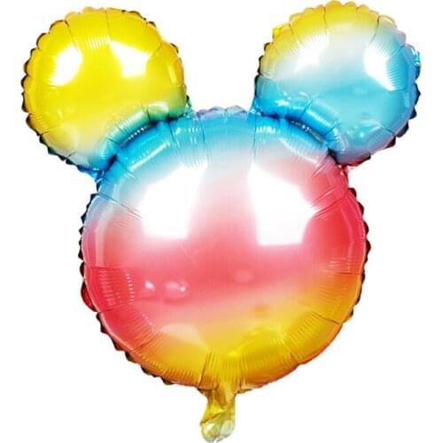 24 inch gradient color balloons childrens birthday toys aluminum foil light balloons festive party decoration balloons