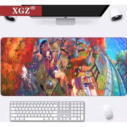 XGZ boy girl office mat 90x40cm 30x80cm large game console accessories non-slip mouse pad Csgo big mouse pad cute and sexy