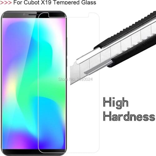 2PCS Tempered Smart Phone Glass For Cubot X19 Screen Protector For 5.93 Inch Cubot X 19 Protective Film Safety Glass Protection