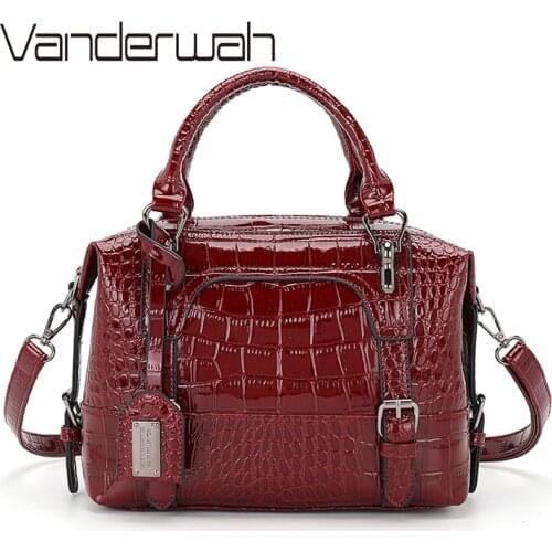 2020 Luxury Handbags Women Bags Designer Patent Leather Crossbody Bags For Women Tote Retro Ladies Shoulder Bag Womens Handbags