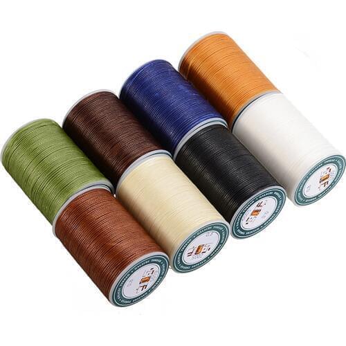 1pc 0.8mm Waxed Thread Repair Cord String Sewing Leather Hand Wax Stitching DIY Wax Thread For Case Arts Crafts Shoes Mayitr