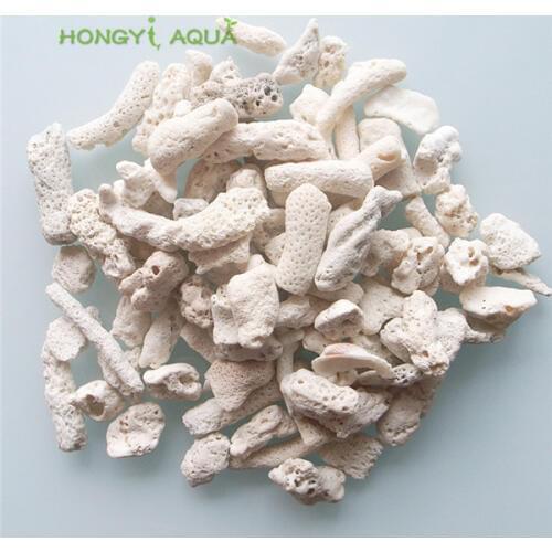 1 piece fish tank filter material coral bone natural coral bone filter media for fresh water&marine aquarium aquarium landscapes