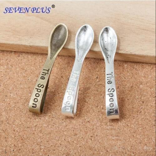 High Quality 10 Pieces/Lot 48mm*9mm Diy Jewelry Making CharmThe Spoon Charms For Jewelry Making