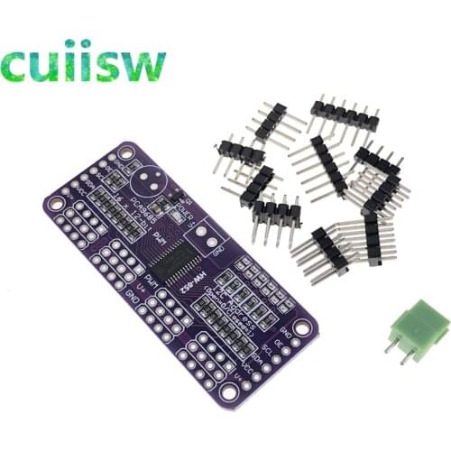 16 Channel 12-bit PWM/Servo Driver-I2C interface-PCA9685 for arduino or Raspberry pi shield module servo shield
