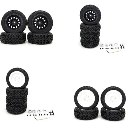 4 Pcs RC Car Tires Tyre Wheels Rims Set Upgrade Accessories for MN D90 D91 D96 MS RC Car Spare Parts