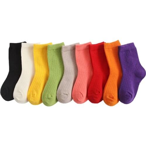 5Pair/lot New childrens socks boys and girls casual childrens socks