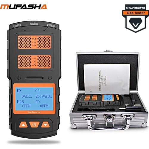 MUFASHA Gas Analyzer Gas Leak Detector PPM Meter Combustible Flammable Natural Tester