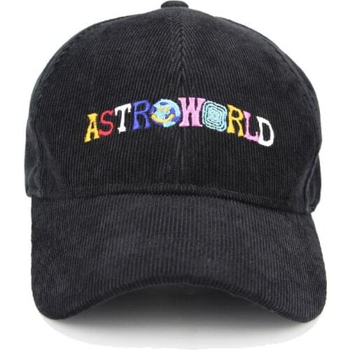 Unisex 100%Cotton Baseball Caps ASTROWORLD Letter Snapback Hat High Quality Embroidery Outdoor Hip Hop Hat Dad Cap For Man Women