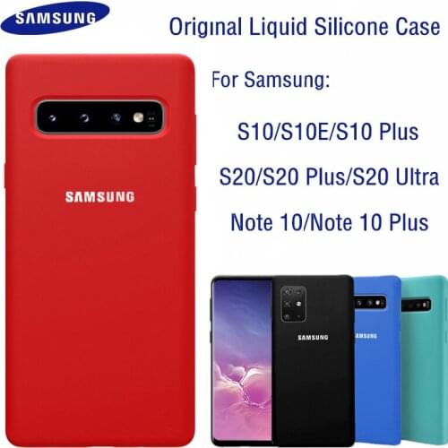 Samsung S20 Plus Case Liquid Silicone Soft Cover for Samsung Galaxy S20 Ultra S20 Plus S10 S10e S10 Plus Note 10 Plus Case