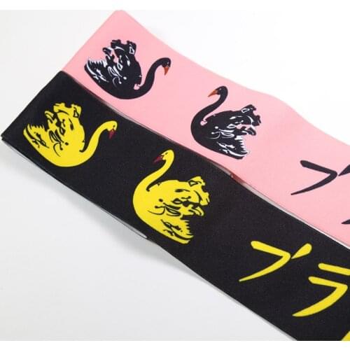 Printing pattern Elastic Bands 60MM Elastic Ribbon Clothing Bags Trousers Elastic Rubber DIY Sewing Accessories rubber band