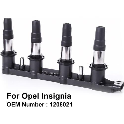 COWTOTAL Ignition Coil for Opel Insignia 1.6T OEM 1208021 ( Pack of 4 )